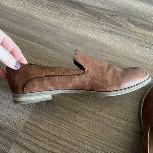 Brown loafers from DSW